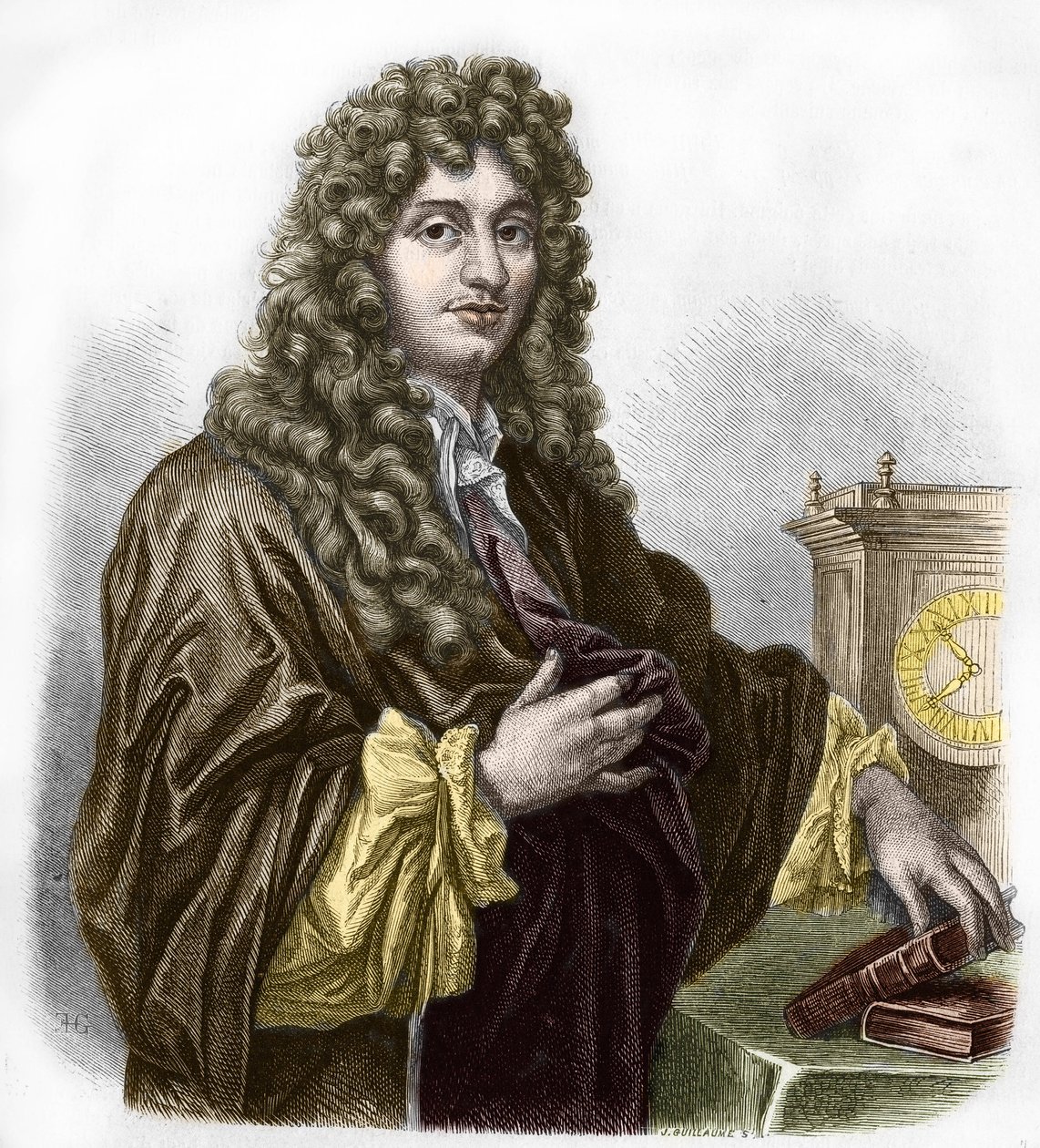 Portrét Christiaana Huygense, nizozemského fyzika a matematika od Artist Unknown