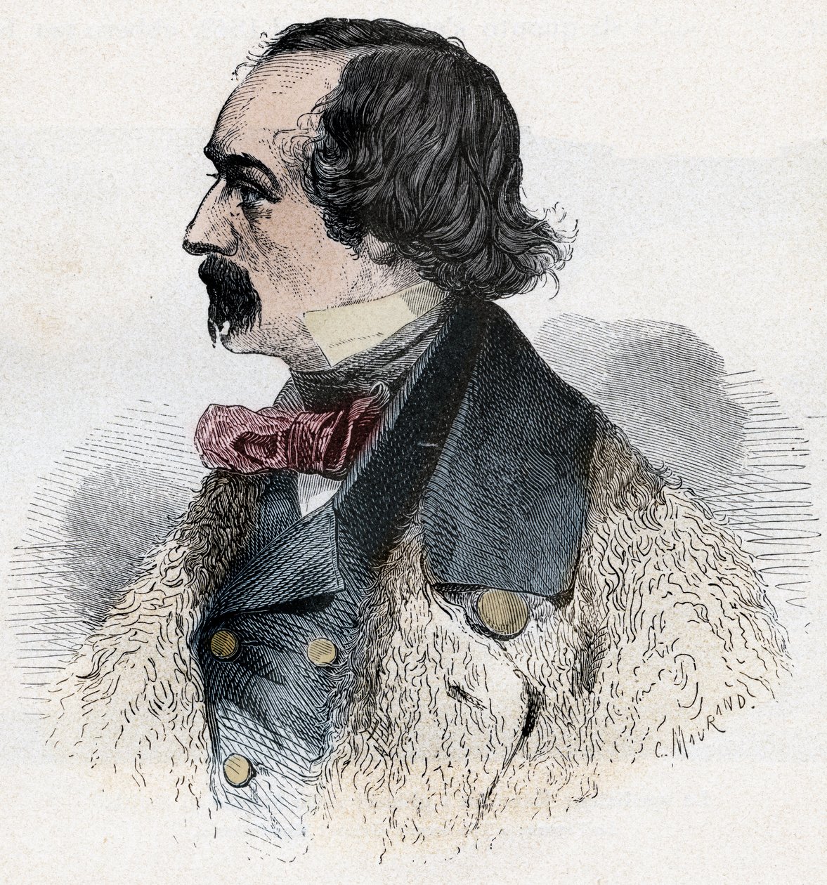 Portrét ELISHA KENT KANE Americký arktický průzkumník od Artist Unknown