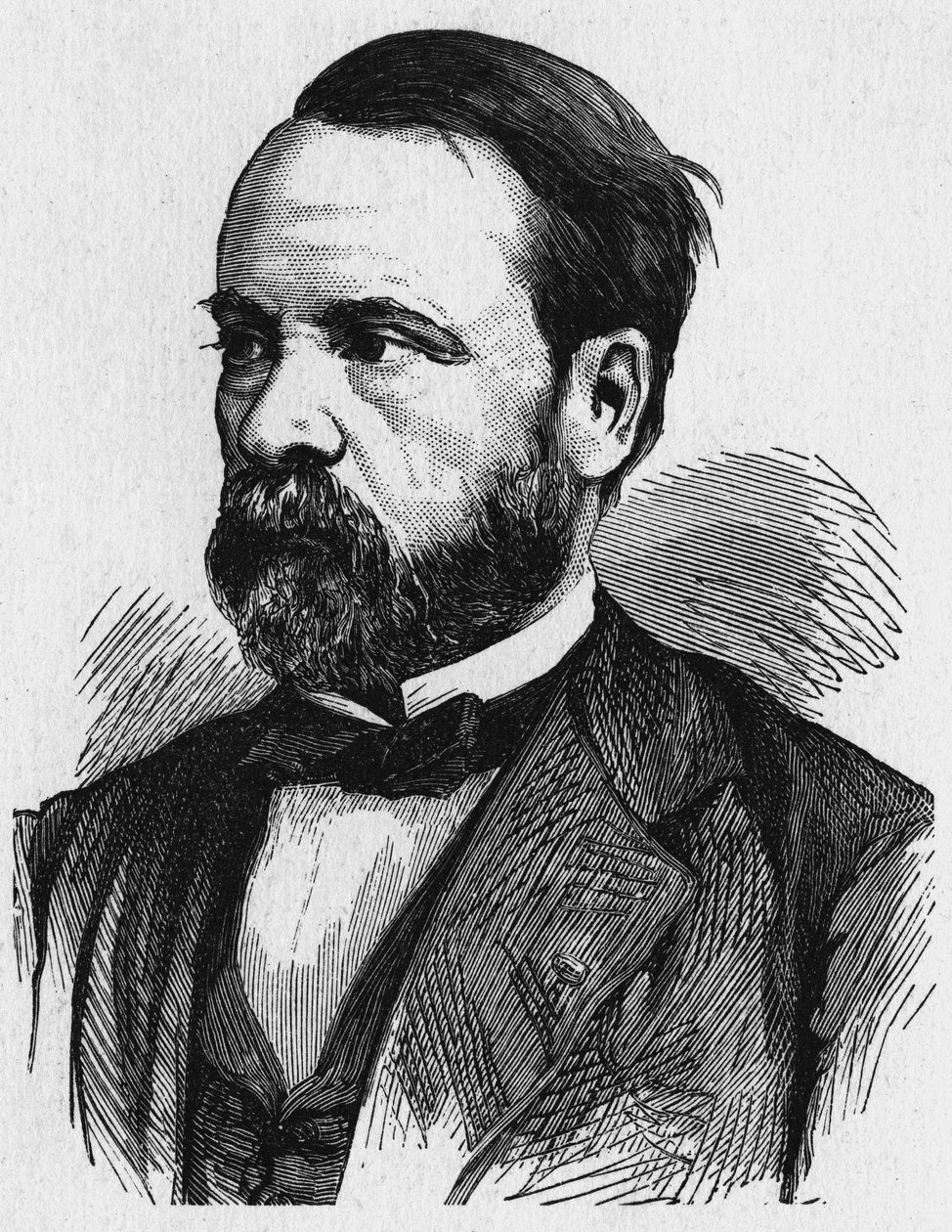 Portrét Louise Pasteura, francouzského chemika a biologa . od Artist Unknown