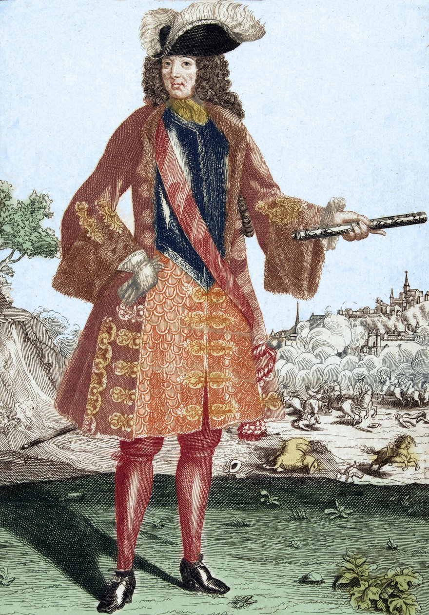 Portrét maršála Francoise de Neufville, vévody z Villeroy - Francois de Neufville de Villeroy od Artist Unknown