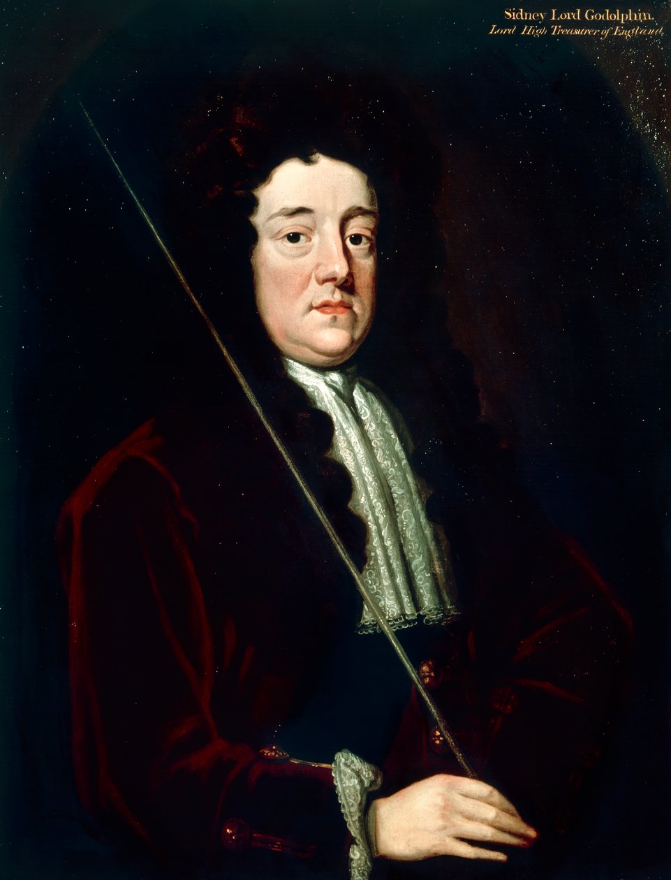 Portrét Sidneyho Godolphina, hraběte z Godolphinu (Breage) od Artist Unknown
