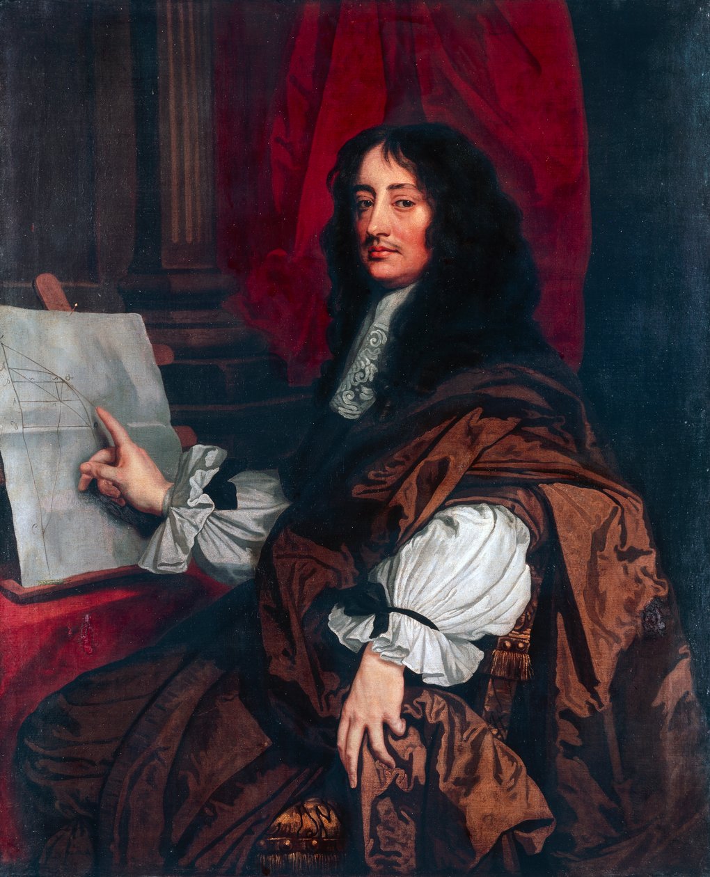Portrét Williama Brounckera (1620, asi Westminster) od Artist Unknown