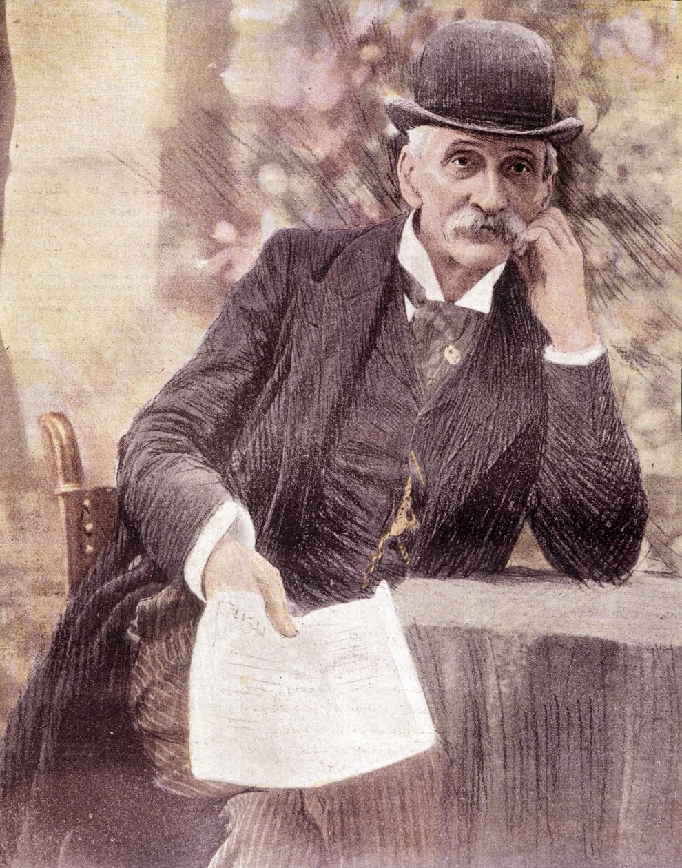 Portrét předsedy Italské rady Giuseppe Zanardelliho (1826-1903). od Artist Unknown