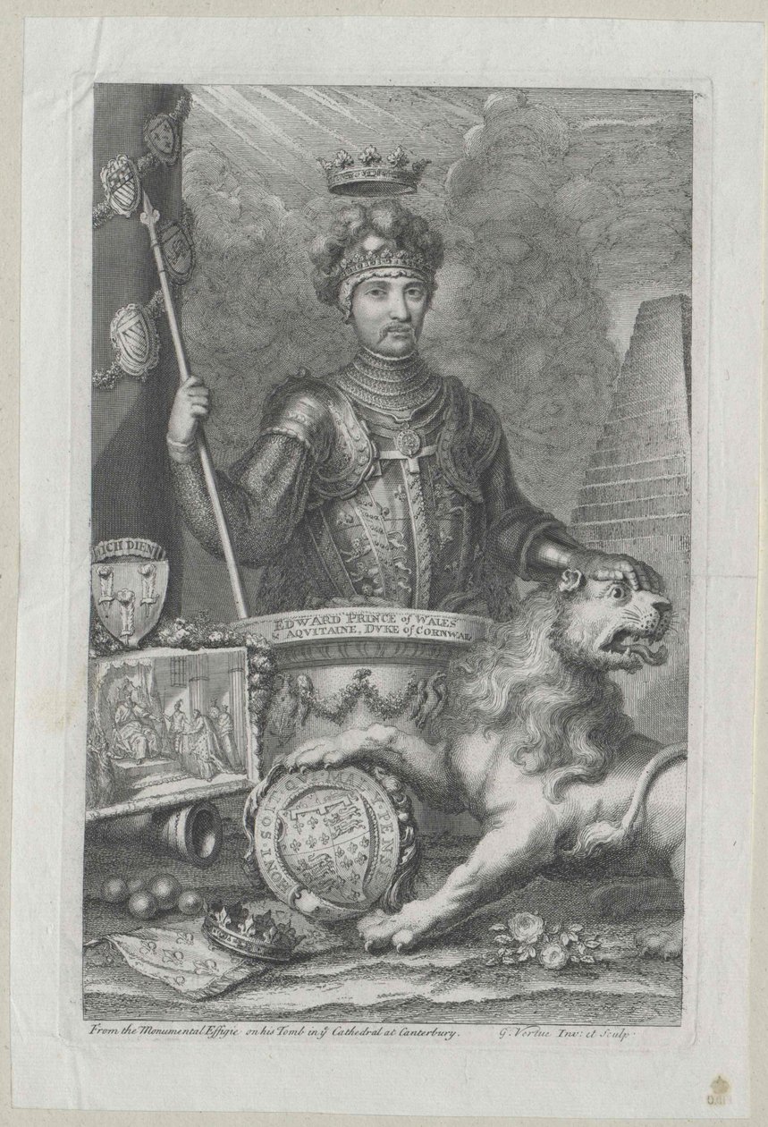 Anglický princ Eduard od Artist Unknown