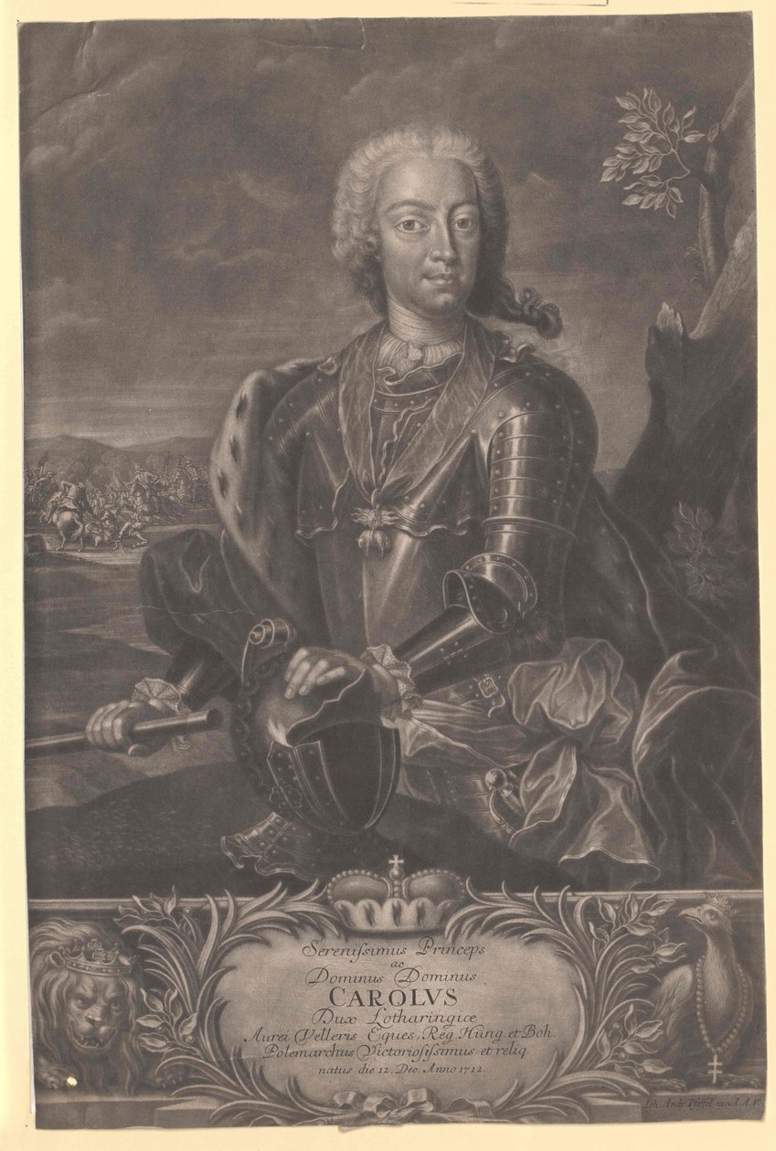 Lotrinský princ Karl Alexander od Artist Unknown