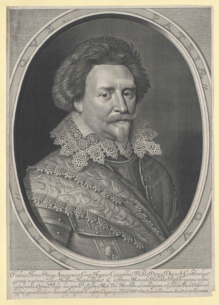Oranžský princ Friedrich Heinrich od Artist Unknown
