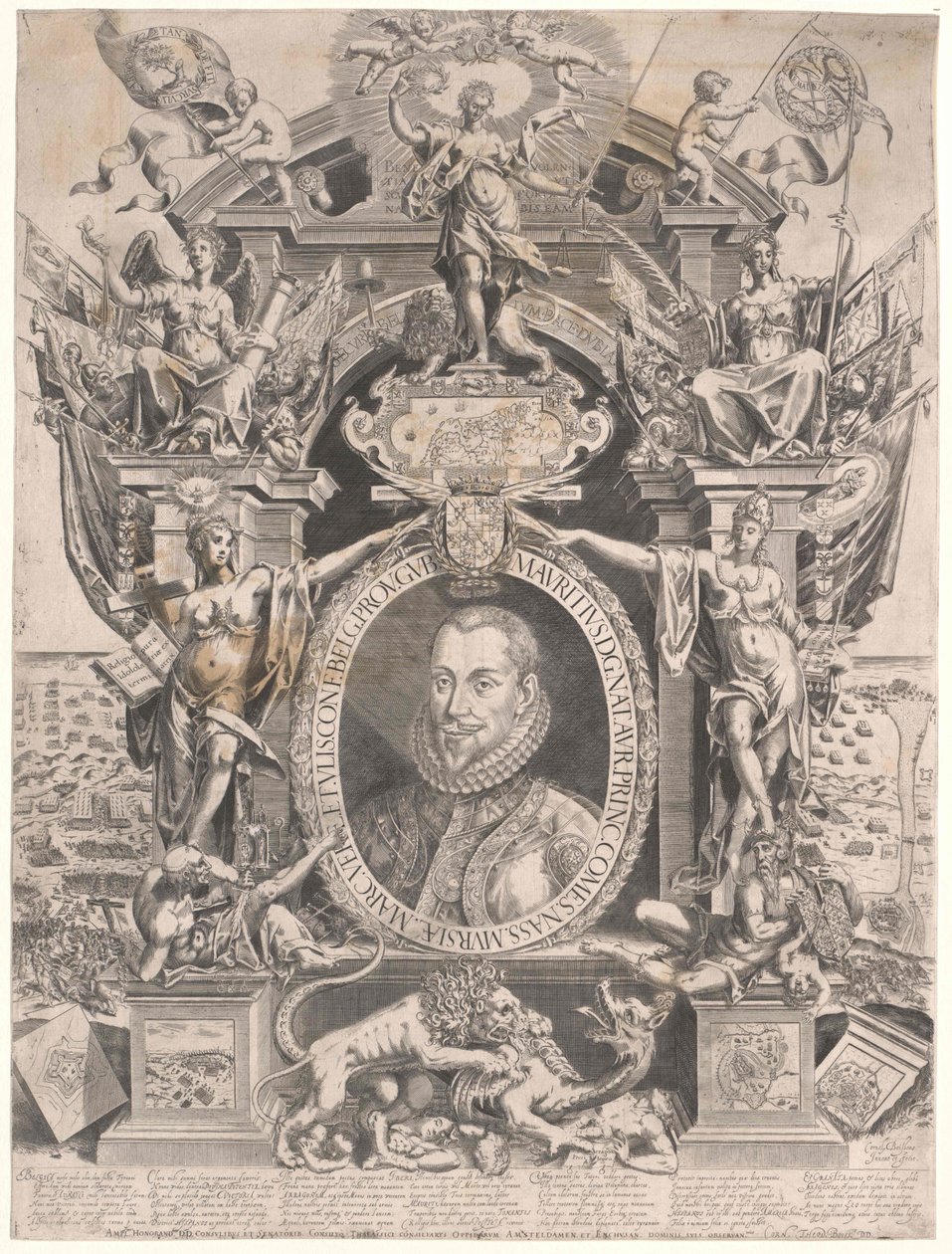 Oranžský princ Moritz od Artist Unknown
