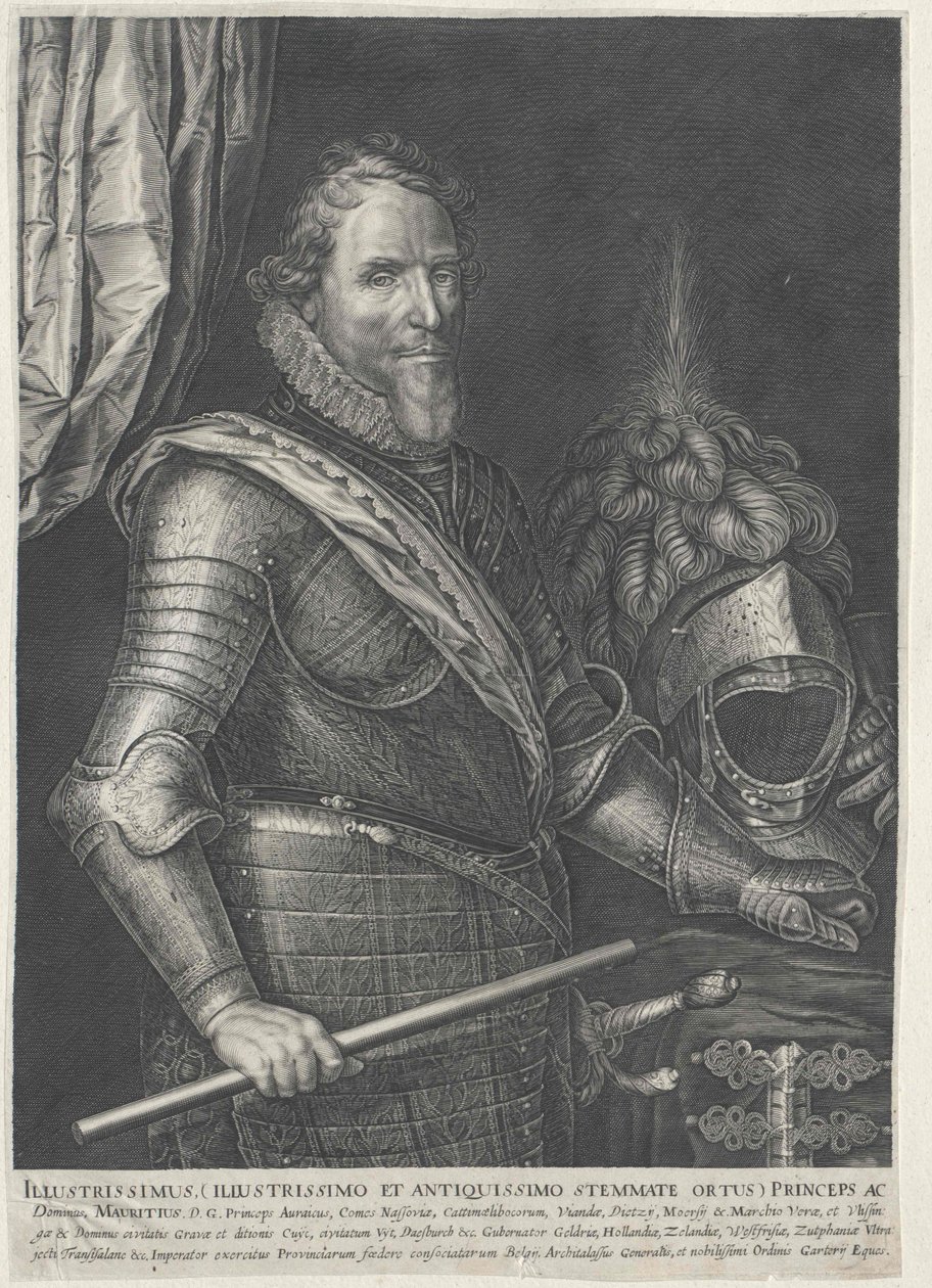 Oranžský princ Moritz od Artist Unknown