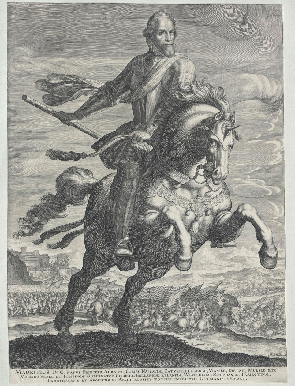 Oranžský princ Moritz od Artist Unknown