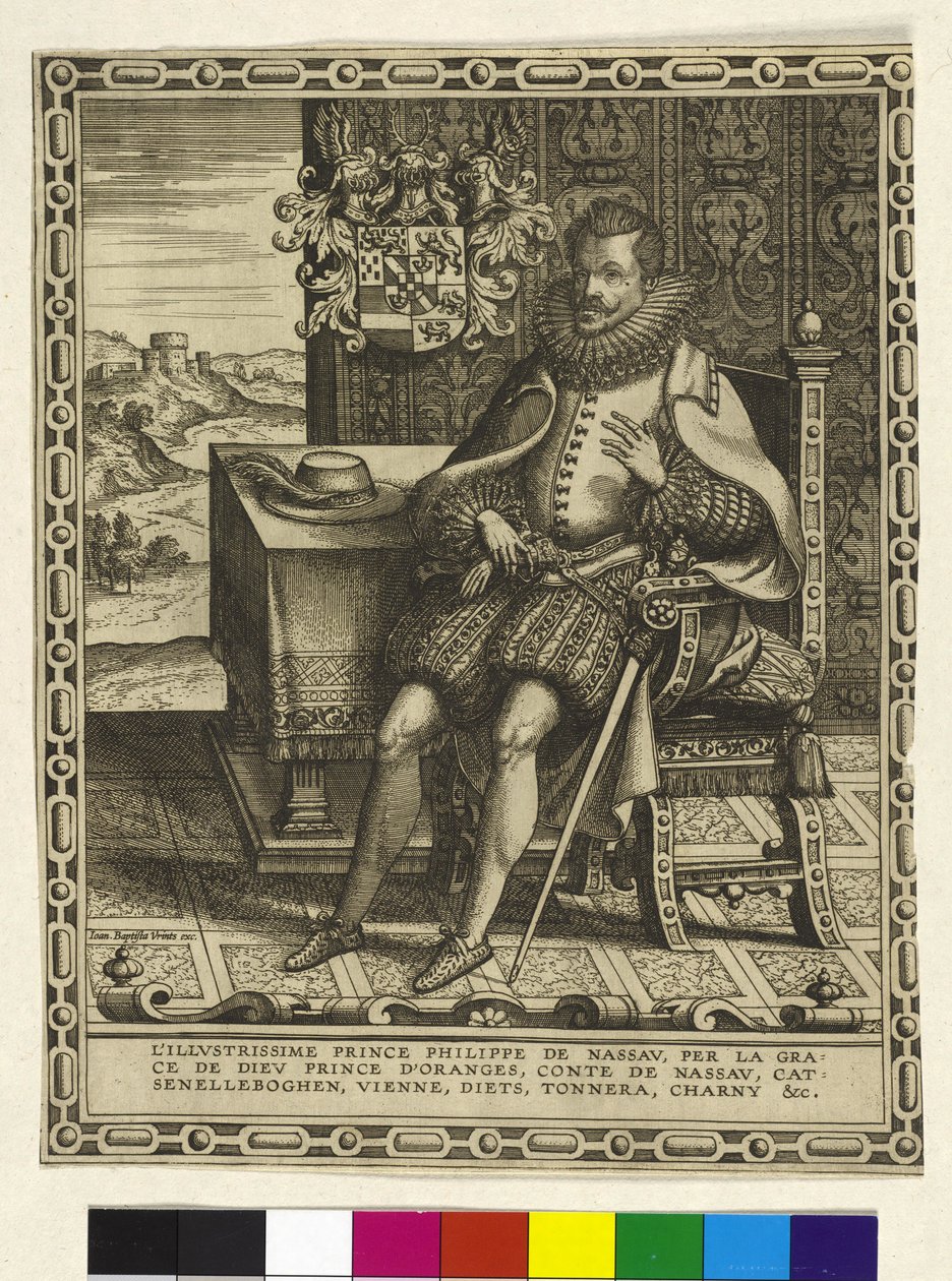 Oranžský princ Philipp Wilhelm od Artist Unknown