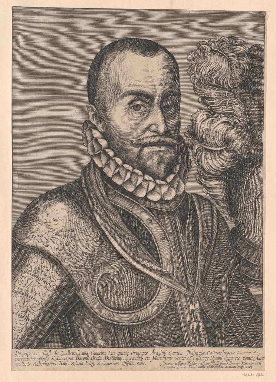 Princ Oranžský William I. (tisk) od Artist Unknown