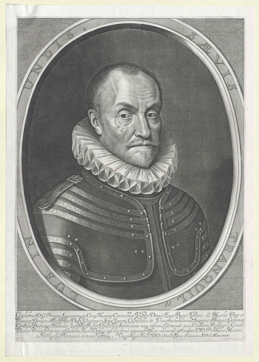 Princ Oranžský William I. (tisk) od Artist Unknown