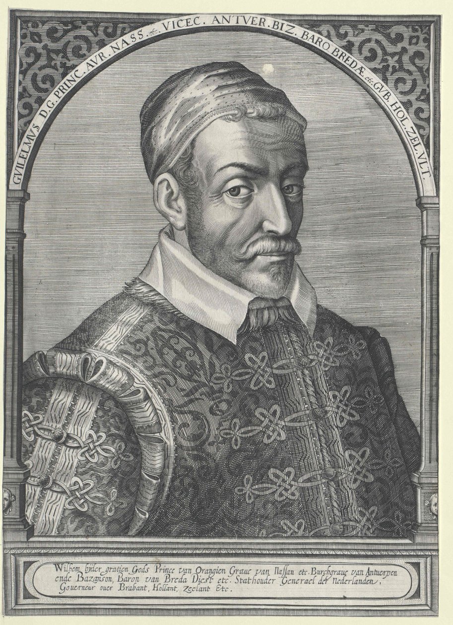 Princ Oranžský William I. (tisk) od Artist Unknown