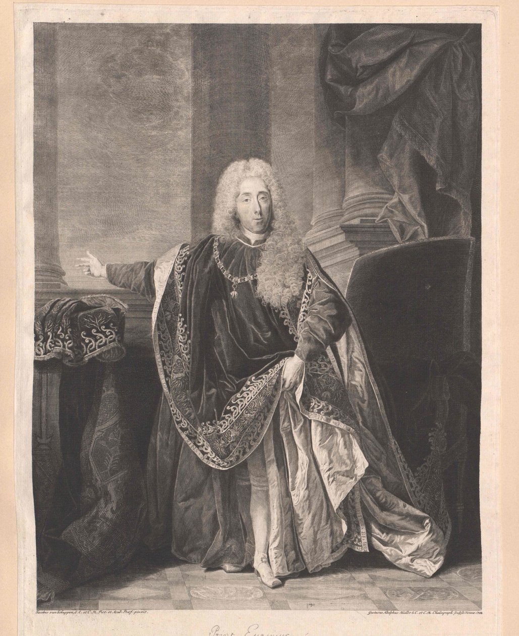Prince of Savoy Carignan Eugene od Artist Unknown