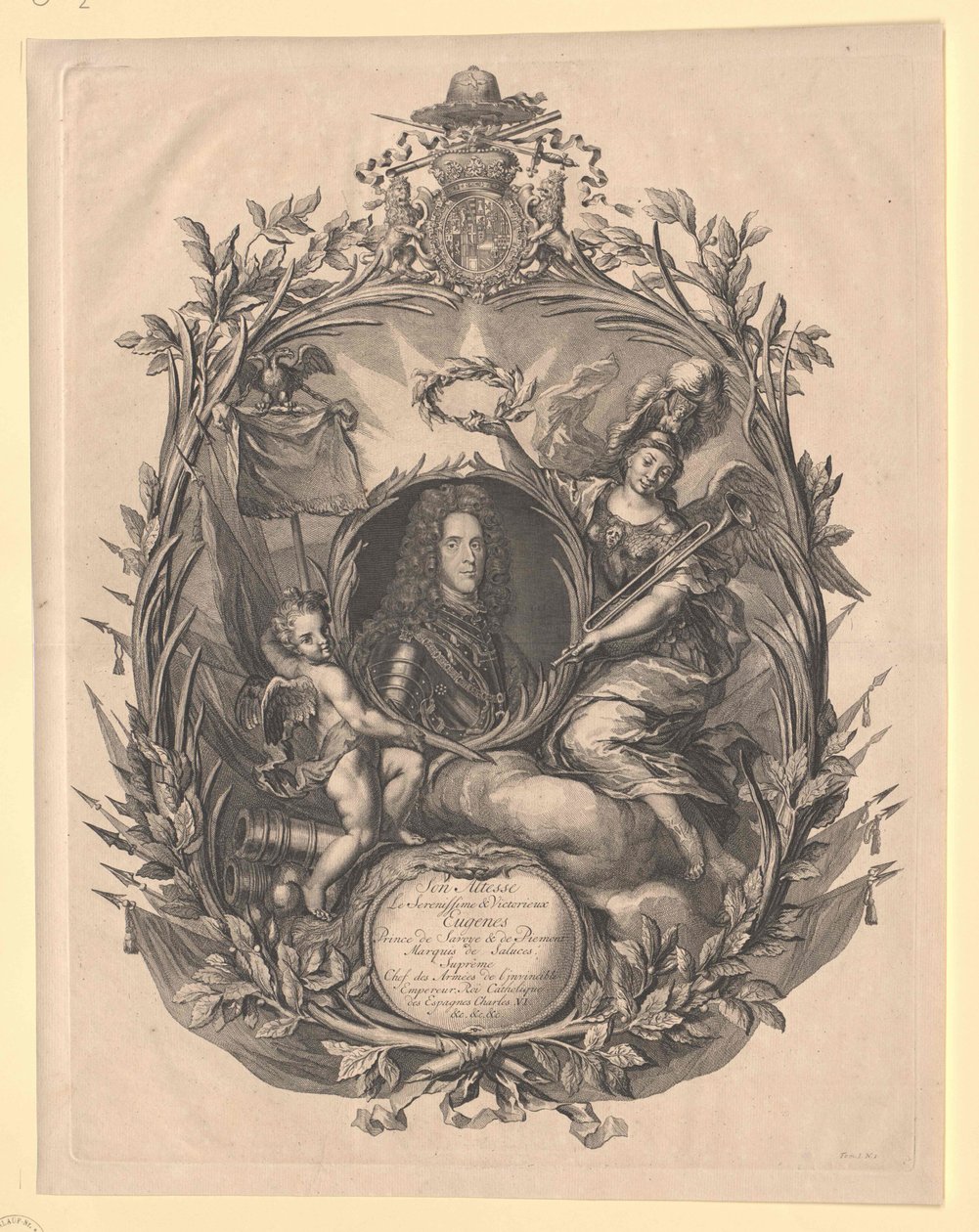 Prince of Savoy Carignan Eugene od Artist Unknown