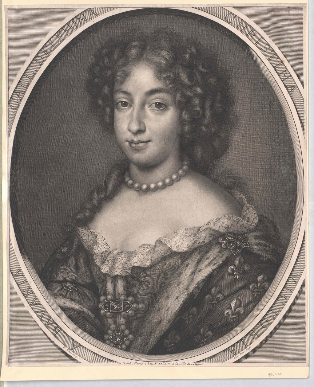 Bavorská princezna Marie Anna od Artist Unknown