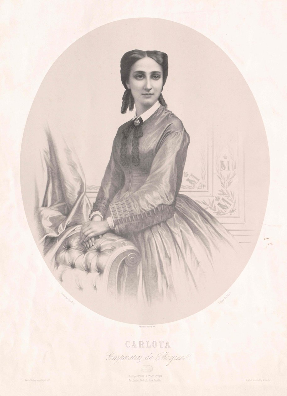 Belgická princezna Charlotte od Artist Unknown