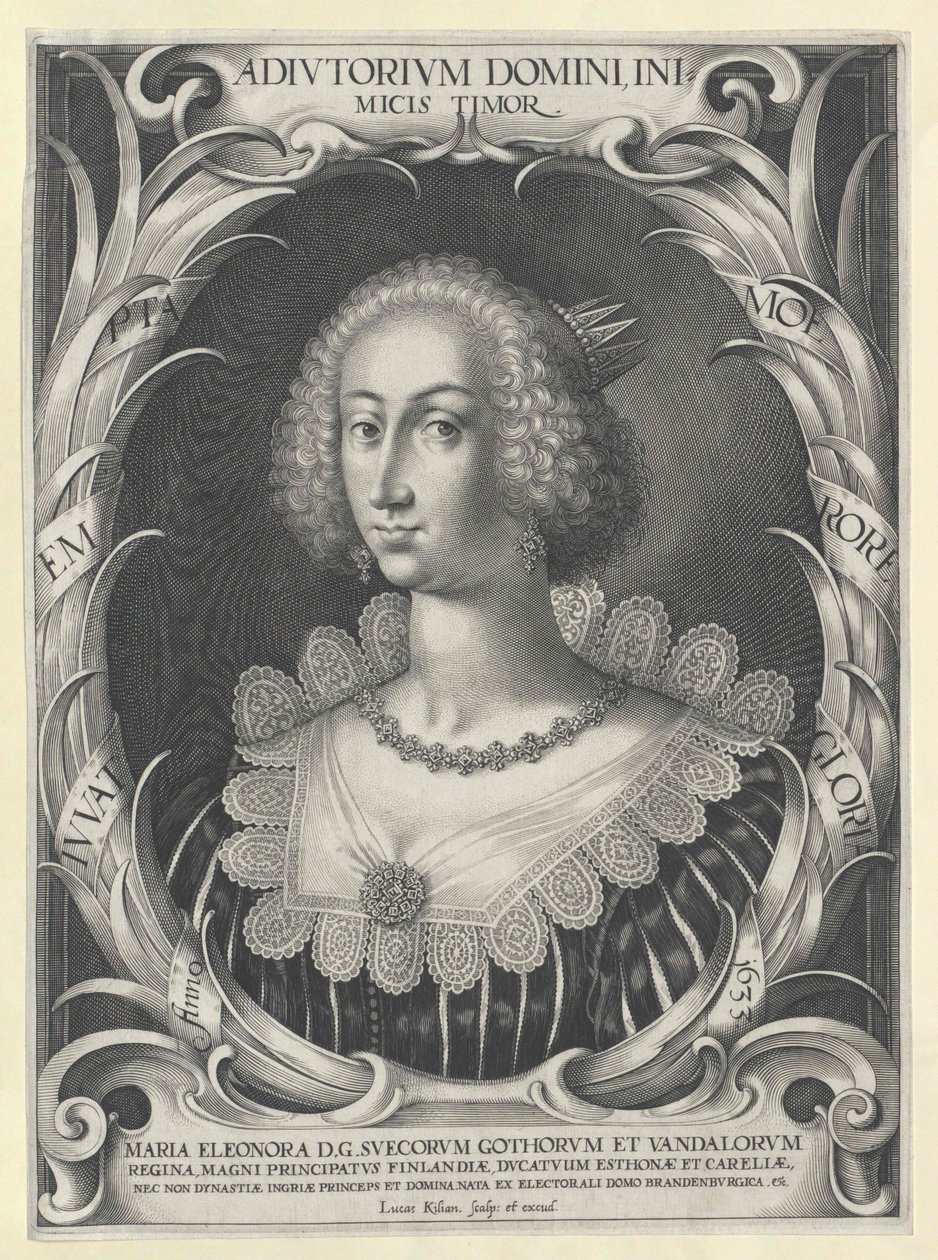 Braniborská princezna Marie Eleonora od Artist Unknown