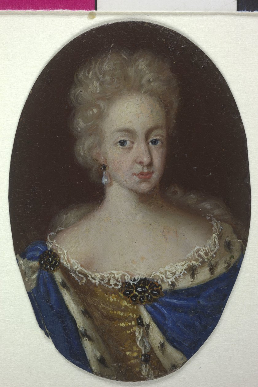 Brunšvicko-Luenburská princezna Wilhelmine Amalie od Artist Unknown