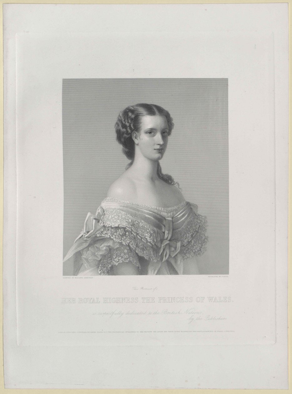Dánská princezna Alexandra od Artist Unknown