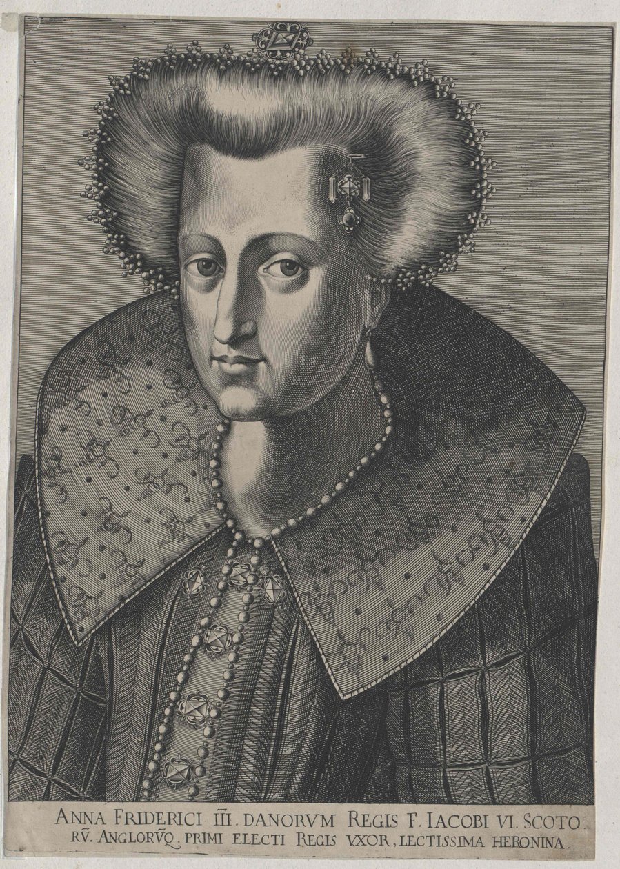 Dánská princezna Anna od Artist Unknown