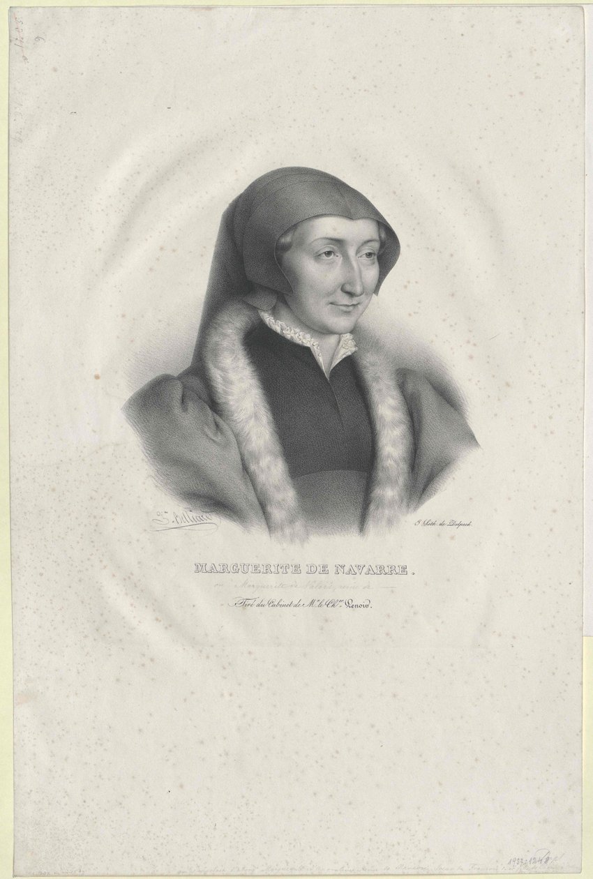 Francouzská princezna Margaret (tisk) od Artist Unknown