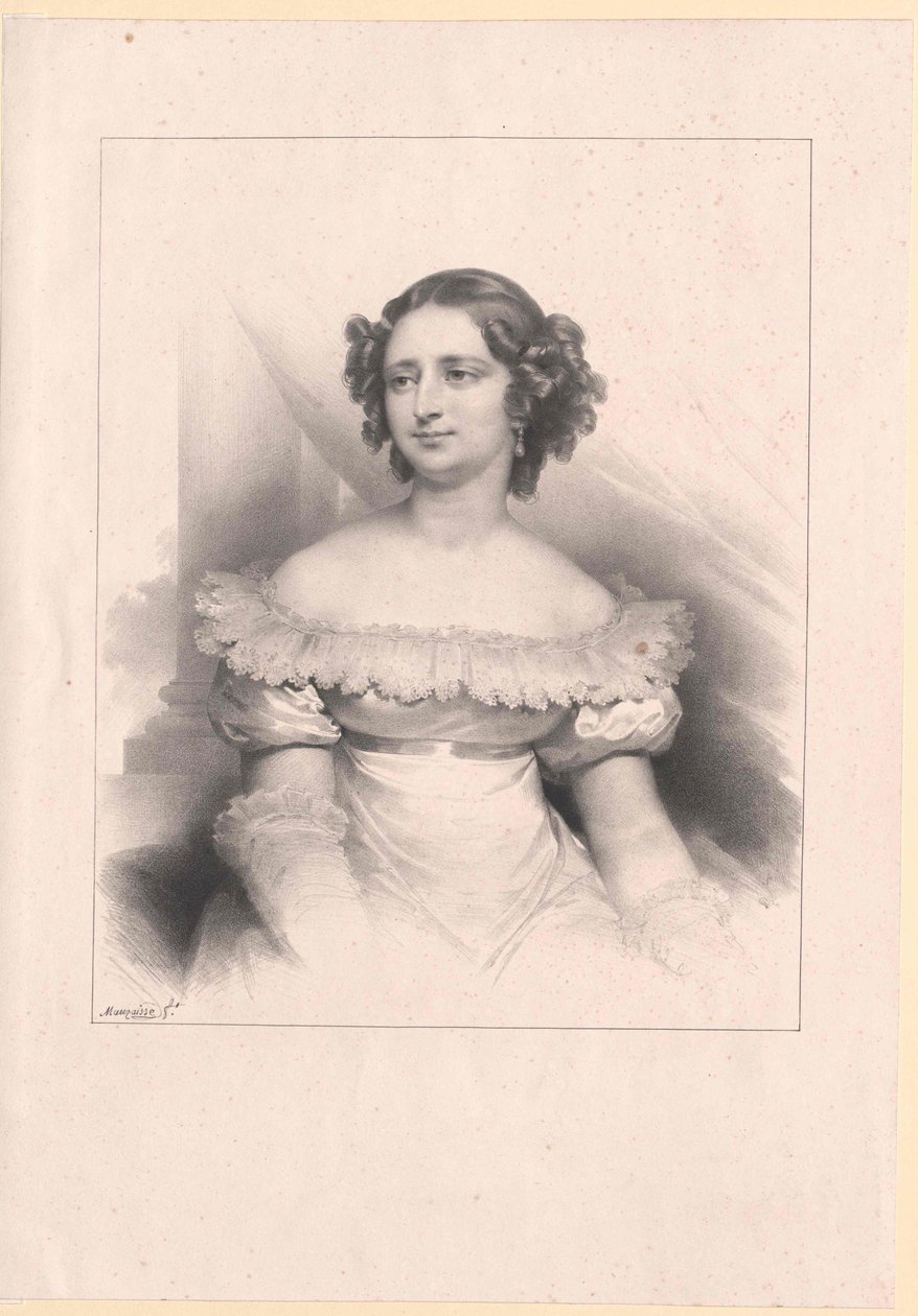 Princezna holštýnsko-sonderbursko-augustenburská Karolína od Artist Unknown