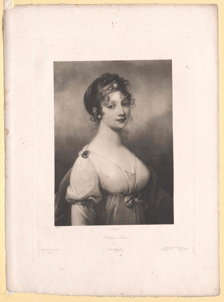 Kněžna meklenbursko-střelická Louisa od Artist Unknown