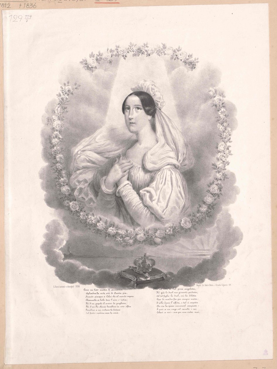 Savojská princezna Christine (tisk) od Artist Unknown