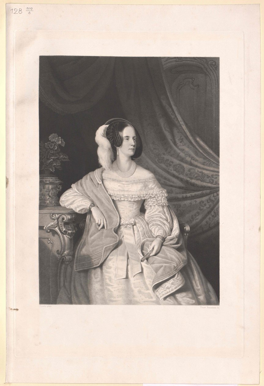 Savojsko-sardinská princezna Marie Anna od Artist Unknown
