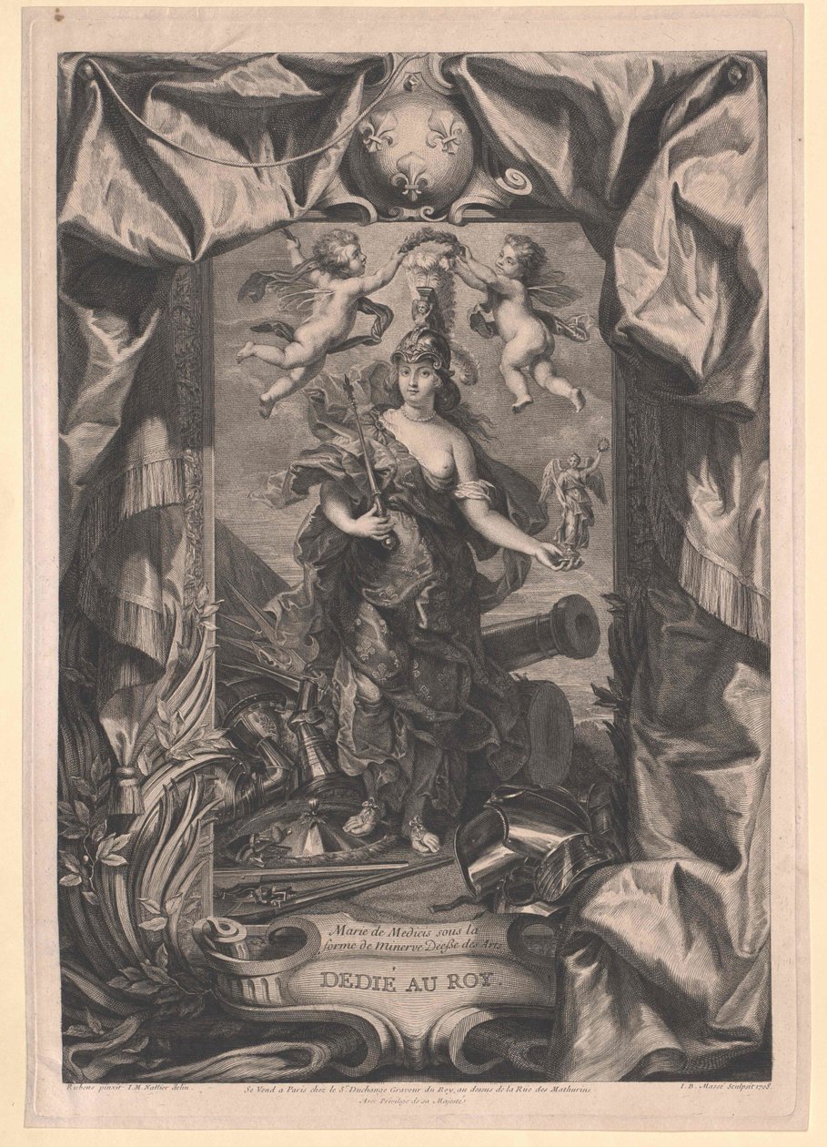 Toskánská princezna Marie de Medici od Artist Unknown
