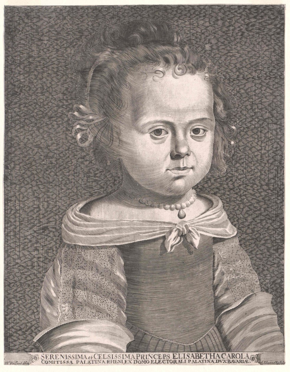 Princezna paláce Elisabeth Charlotte od Artist Unknown