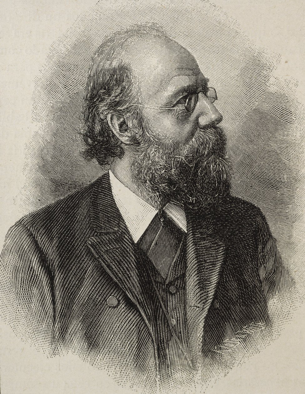 RICKERT, Heinrich (1863-1936). Německý filozof, jeden z předních novokantovců. Rytina od Artist Unknown