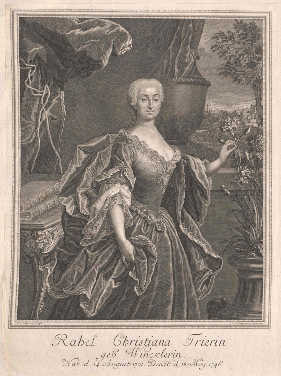 Rahel christiana Winckler od Artist Unknown