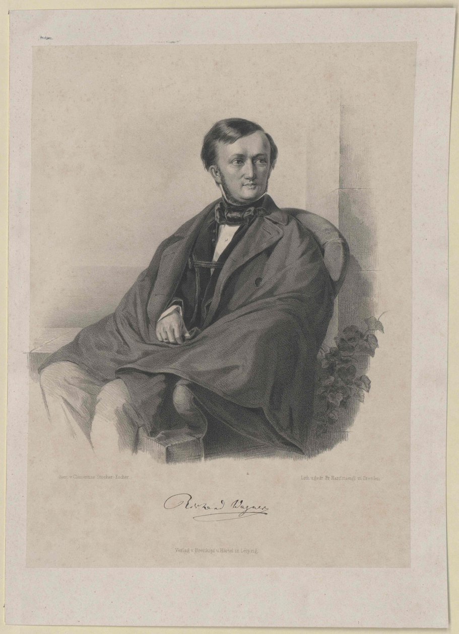 Richard Wagner od Artist Unknown