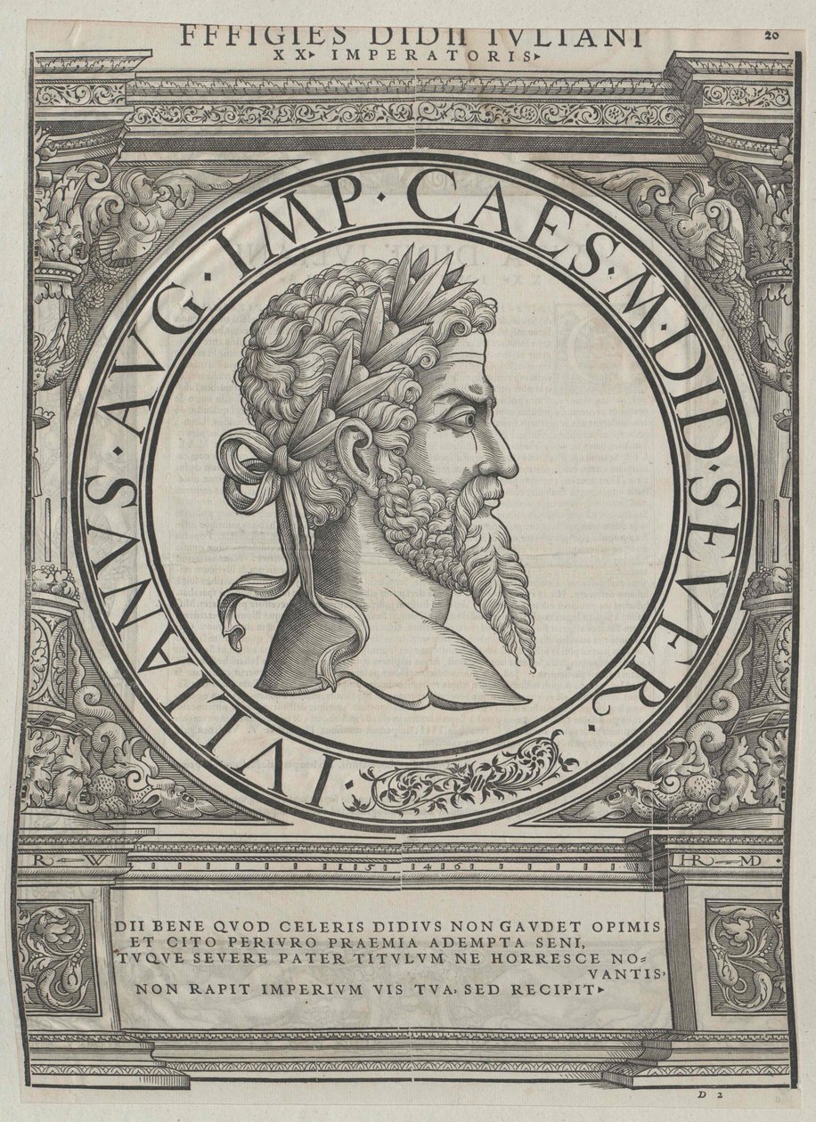 Římský císař Didius Julianus od Artist Unknown