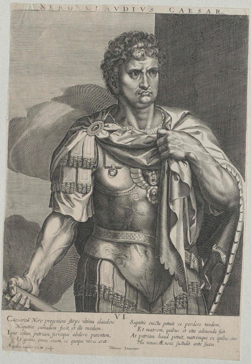 Římský císař Nero od Artist Unknown