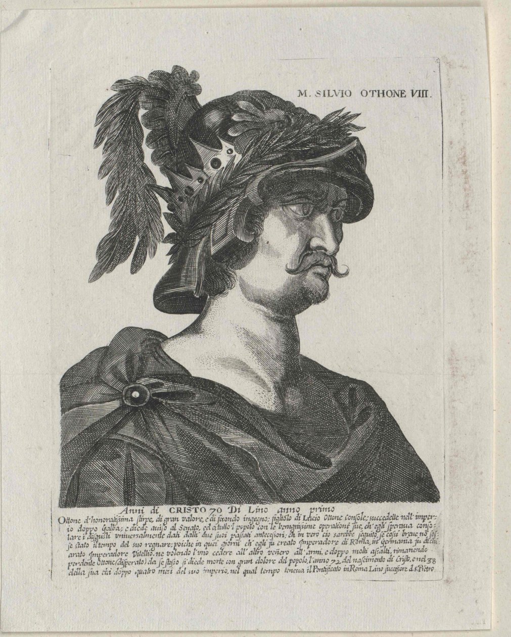 Římský císař Otho (tisk) od Artist Unknown