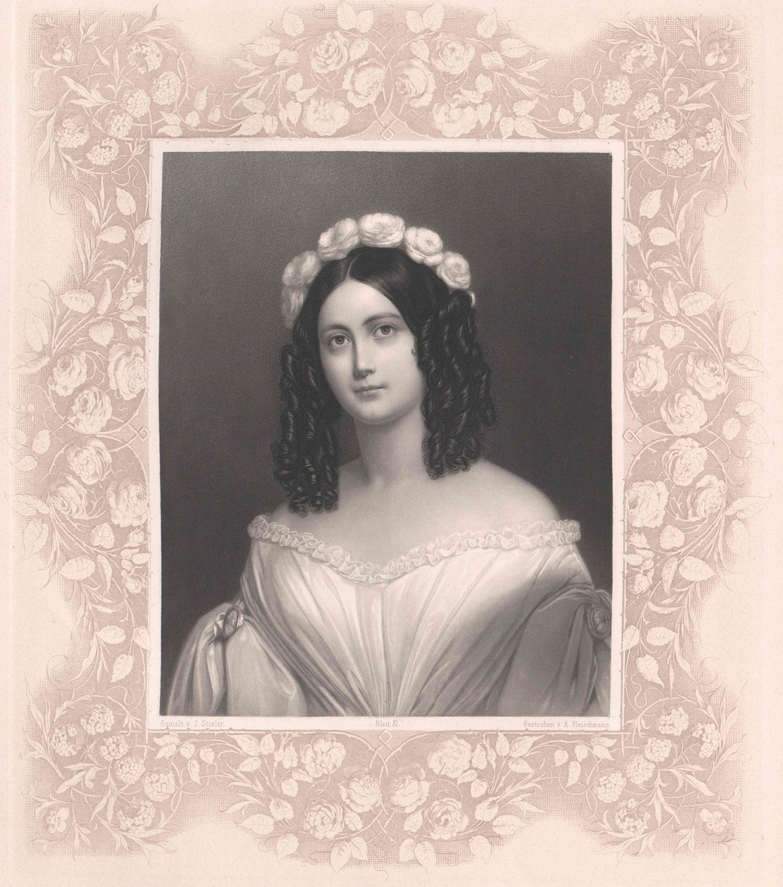 Rosalie Julie von Wuellerstorf a Urbair (tisk) od Artist Unknown