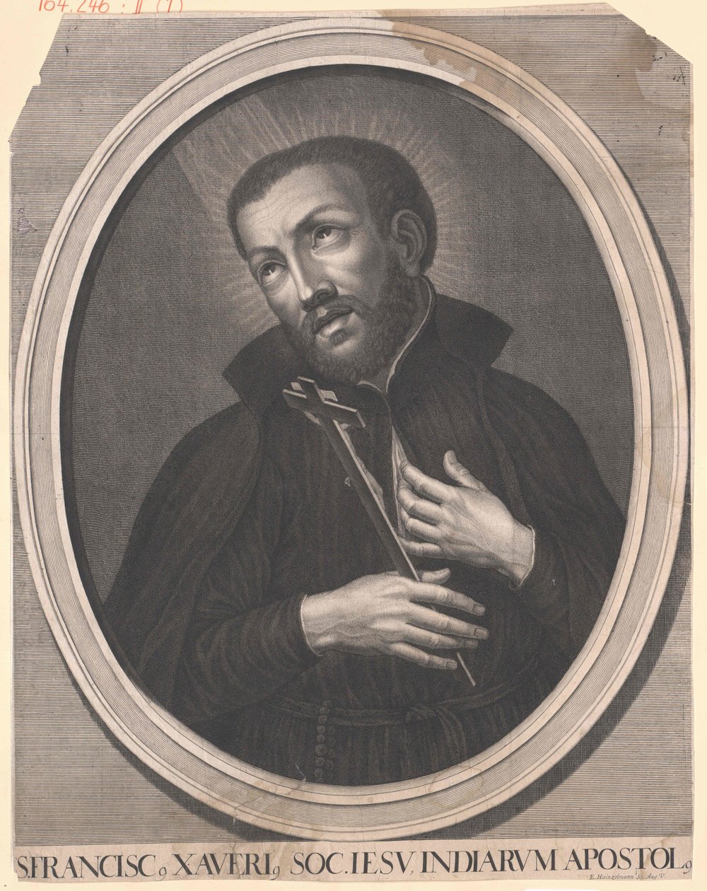 Svatý František Xaverský od Artist Unknown