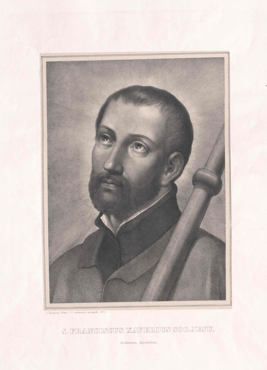 Svatý František Xaverský od Artist Unknown