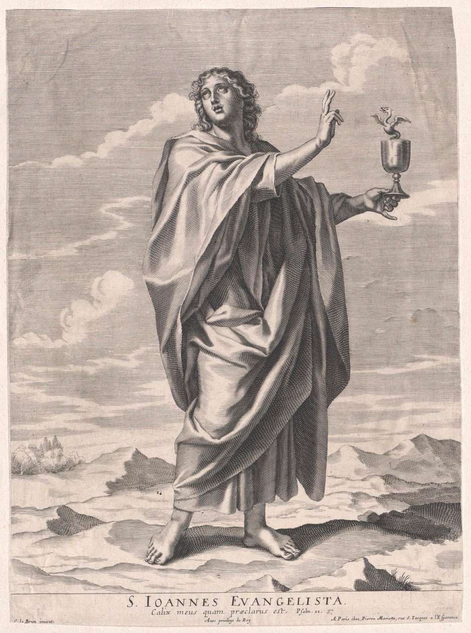 Svatý evangelista Johannes od Artist Unknown