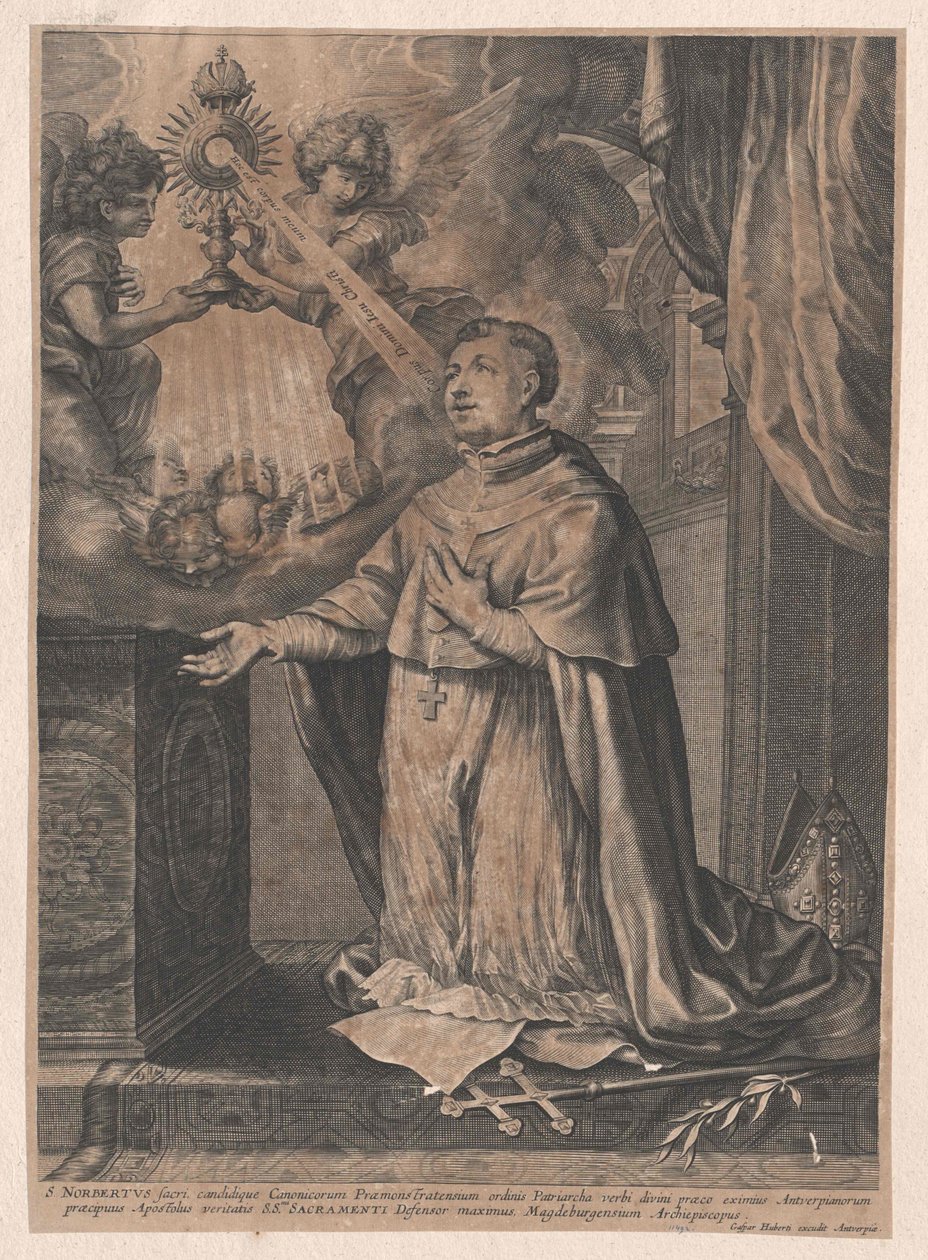 Svatý Norbert z Xantenu od Artist Unknown