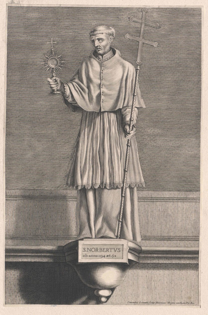 Svatý Norbert z Xantenu od Artist Unknown