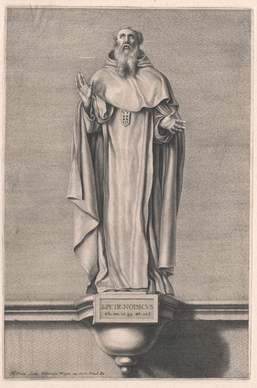 Svatý Petr Nolascus od Artist Unknown