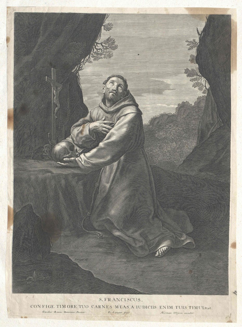 Svatý František z Assisi od Artist Unknown