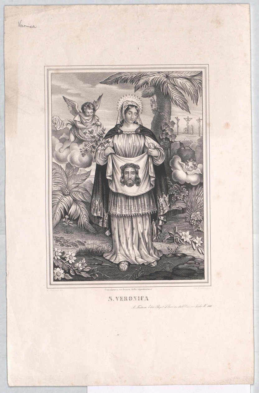 Svatá Veronika od Artist Unknown