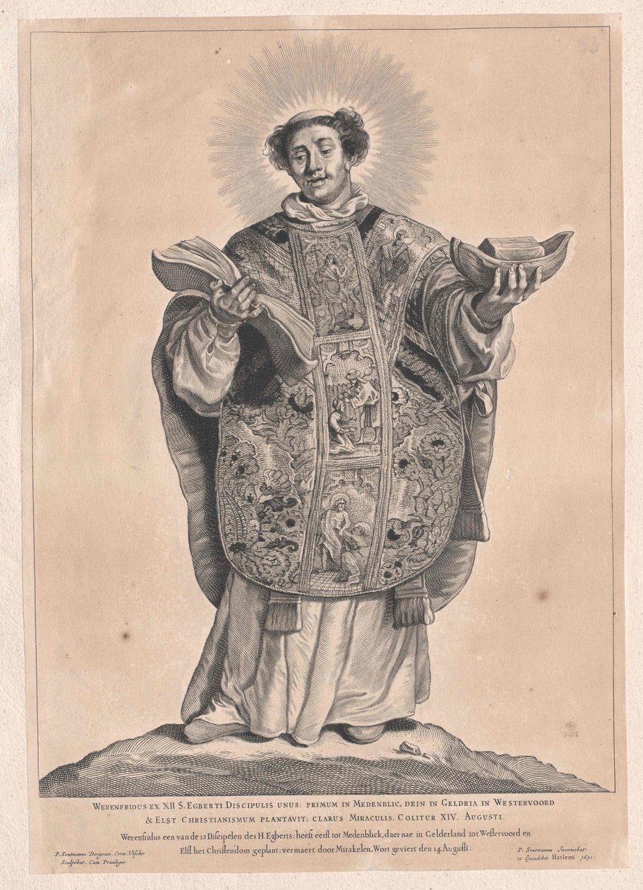 Svatý Werenfrid od Artist Unknown