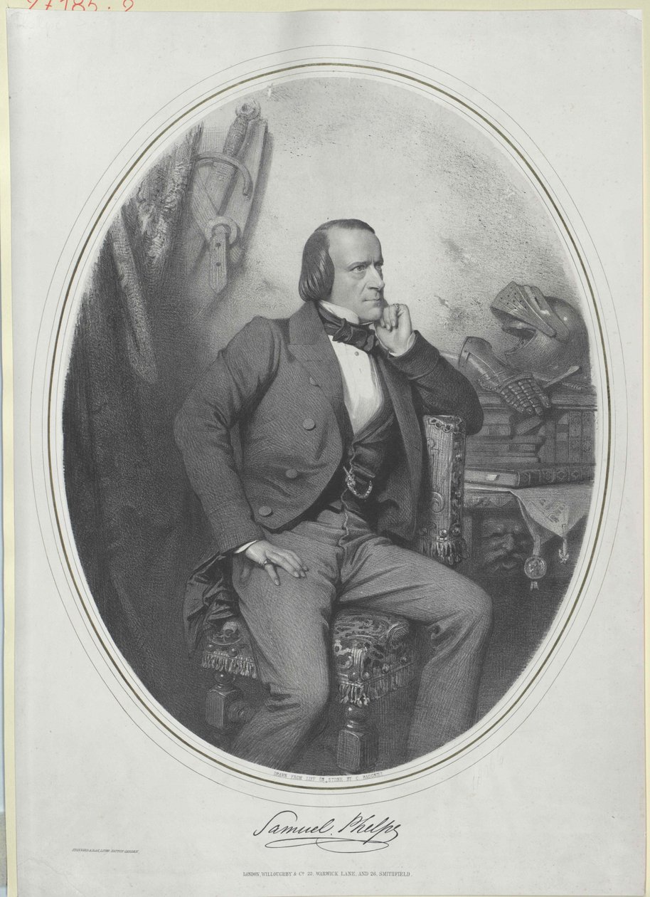 Samuel Phelps od Artist Unknown