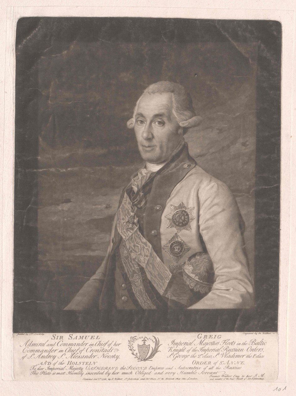 Sir Samuel Greig od Artist Unknown